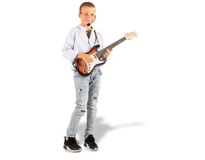 Bontempi Elektrická gitara s mikrofónom a headsetom