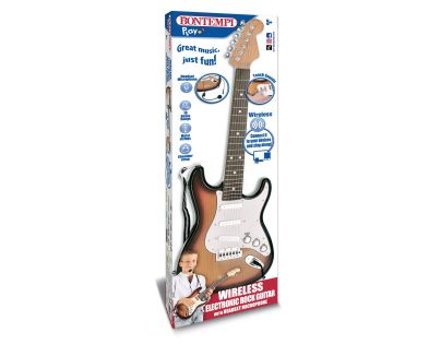 Bontempi Elektrická gitara s mikrofónom a headsetom