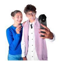 Bontempi Mini kruhové svetlo s dvoma bezdrôtovými klopovými mikrofónmi 5