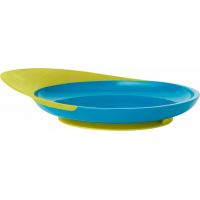 Boon Catch Plate Tanier s prísavkou modro zelený