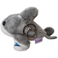 Brainrot Plyšová kľúčenka 10 cm Tralalero Tralala šedý