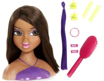 Bratz Česací hlava 18 cm - Yasmin