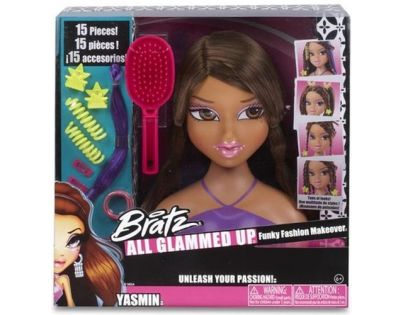 Bratz Česací hlava 18 cm - Yasmin