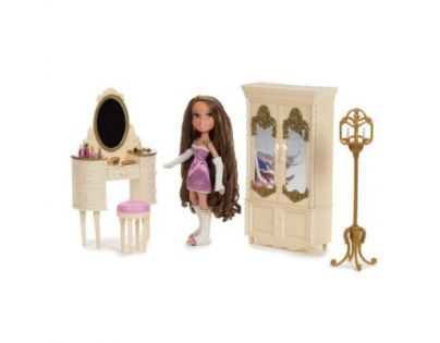 Bratz World Panenka Yasmin s nábytkem