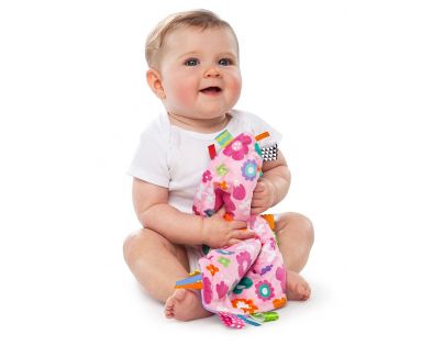 Bright Starts dečka maznacia Little Taggies kvietky