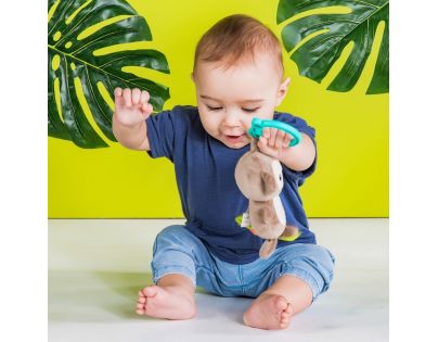 Bright Starts Hračka s melódiou na C krúžku Tug Tunes opica