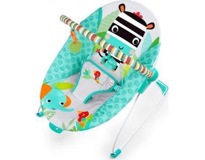 Bright Starts Lehátko vibrujúce Zig Zag Zebra
