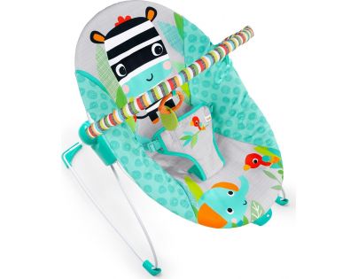 Bright Starts Lehátko vibrujúce Zig Zag Zebra