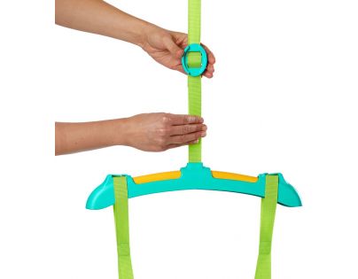 Bright Starts Skákadlo do dverí Zig Zag Zebra do 12 kg