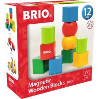 Brio Magnetické drevené kocky