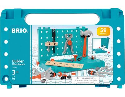 Brio Stavebnica Brio Builder Pracovný stôl s náradím