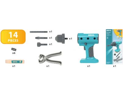 Brio Builder Stavebnica Vŕtačka na batérie