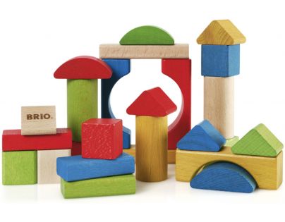 Brio Barevné kocky 25 dílků