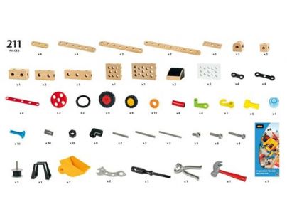 Brio Builder stavebný set 210 ks