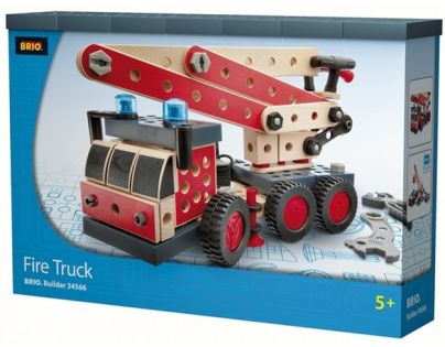 Brio Builder - stavebnice hasičský jeřáb 159ks