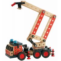Brio Builder - stavebnice hasičský jeřáb 159ks 2