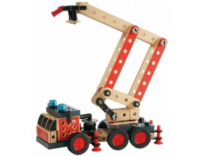 Brio Builder - stavebnice hasičský jeřáb 159ks