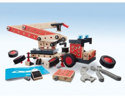 Brio Builder - stavebnice hasičský jeřáb 159ks