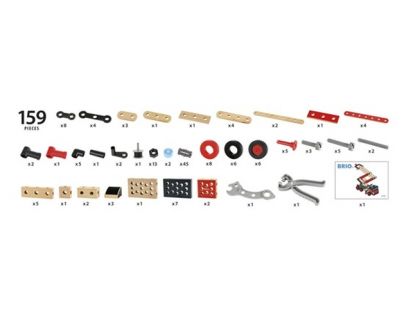 Brio Builder - stavebnice hasičský jeřáb 159ks