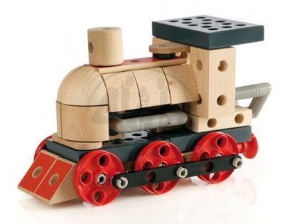 Brio Builder - stavebnice lokomotiva 120ks