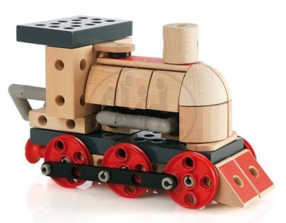 Brio Builder - stavebnice lokomotiva 120ks