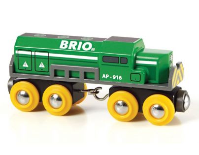 Brio Dopravní lokomotiva zelená
