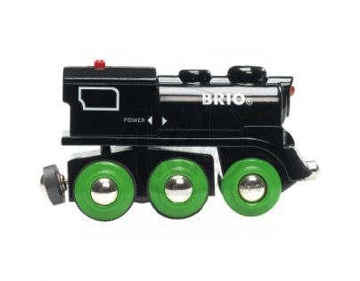Brio 33247 - Elektrická lokomotiva s nabíječkou - černá