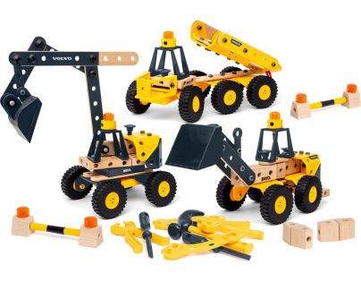 Brio Stavebnica Herný set Stavebné vozidlá Volvo 198 dielikov