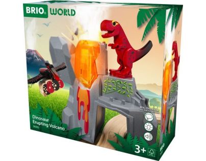 Brio Herný set Dinosaurí soptiaci vulkán