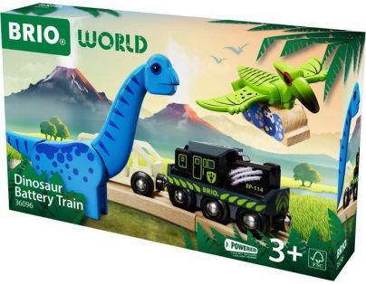 Brio Herný set Dinosaurí vlak na batérie