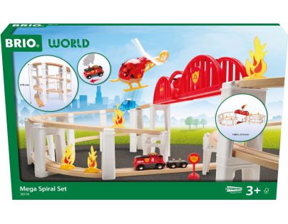 Brio Herné sety 36114 Vlaková sada megašpirála