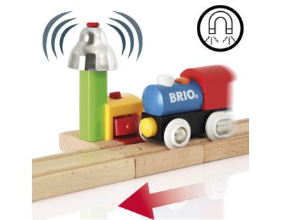 Brio Moja prvá zvuková signalizácia k vláčikodráhe