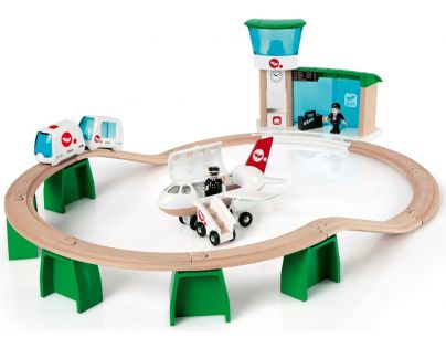 Brio Nadzemní letištní dráha s letadlem