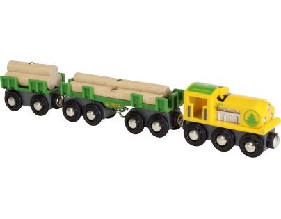 BRIO Souprava nákladní vlak (lokomotiva+2vagony)