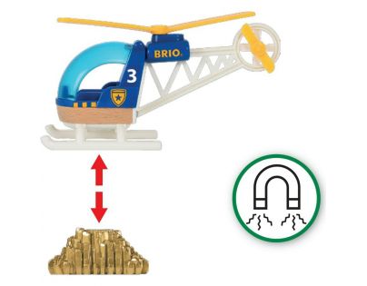 Brio Policajná helikoptéra