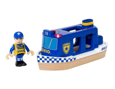 Brio Policajné loď so svetlom a zvukom