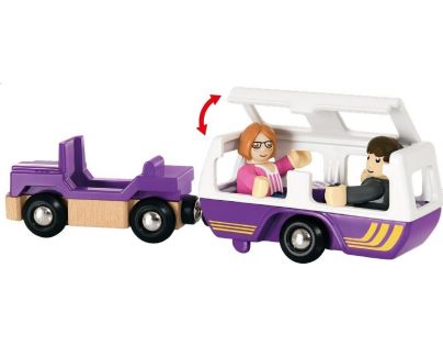 Brio Souprava auto s vagónem