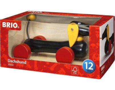 Brio Ťahačka jazvečík so šnúrkou