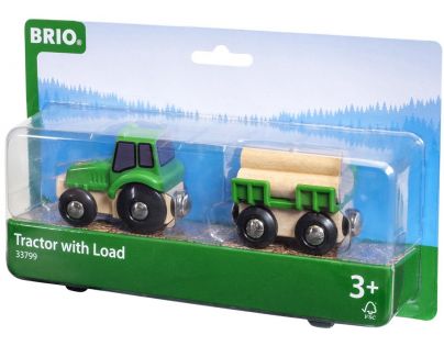 Brio Traktor s prívesom a nákladom