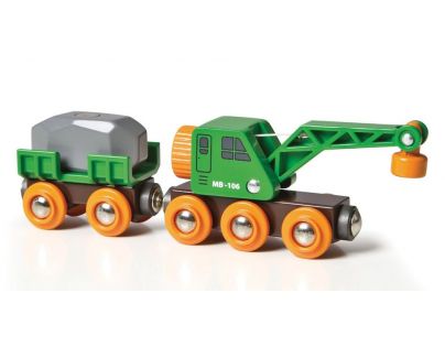 Brio Vagón a žeriav 33698
