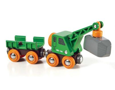 Brio Vagón a žeriav 33698