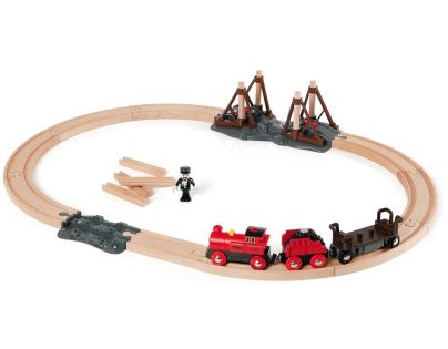 Brio 33030 - Vláčkodráha s parní lokomotivou