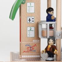 Brio Vláčkodráha veľká s výhybkami, mostom, nástupišťom 42dílů - Poškodený obal 6