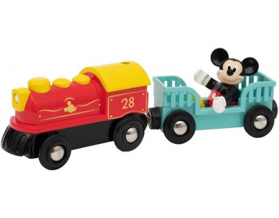 Brio World 32265 Vlak na batérie Myšiaka Mickeyho