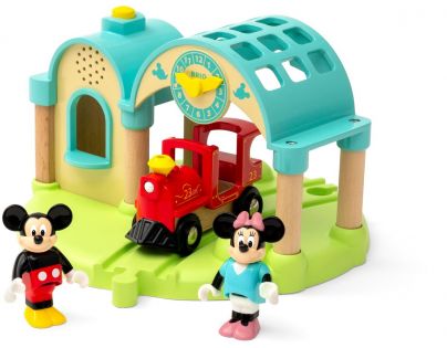 Brio World 32270 Nádraží Myšiaka Mickeyho s nahrávaním zvuku