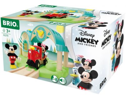 Brio World 32270 Nádraží Myšiaka Mickeyho s nahrávaním zvuku