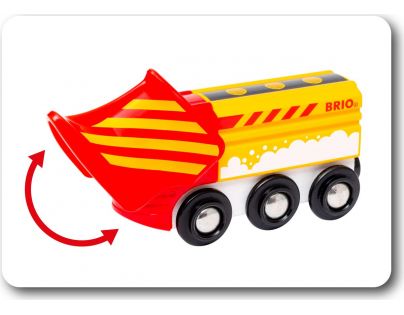 Brio World Vlak so snehovým pluhom