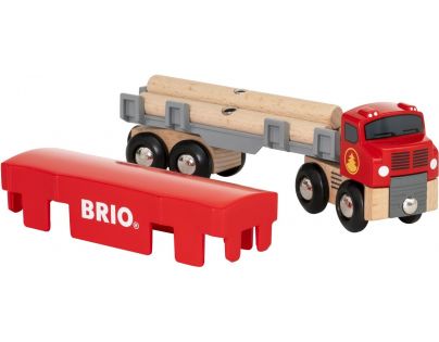 Brio World 33657 Ťahač s drevom