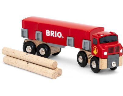 Brio World 33657 Ťahač s drevom