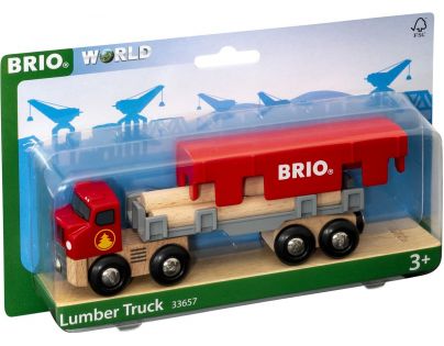 Brio World 33657 Ťahač s drevom